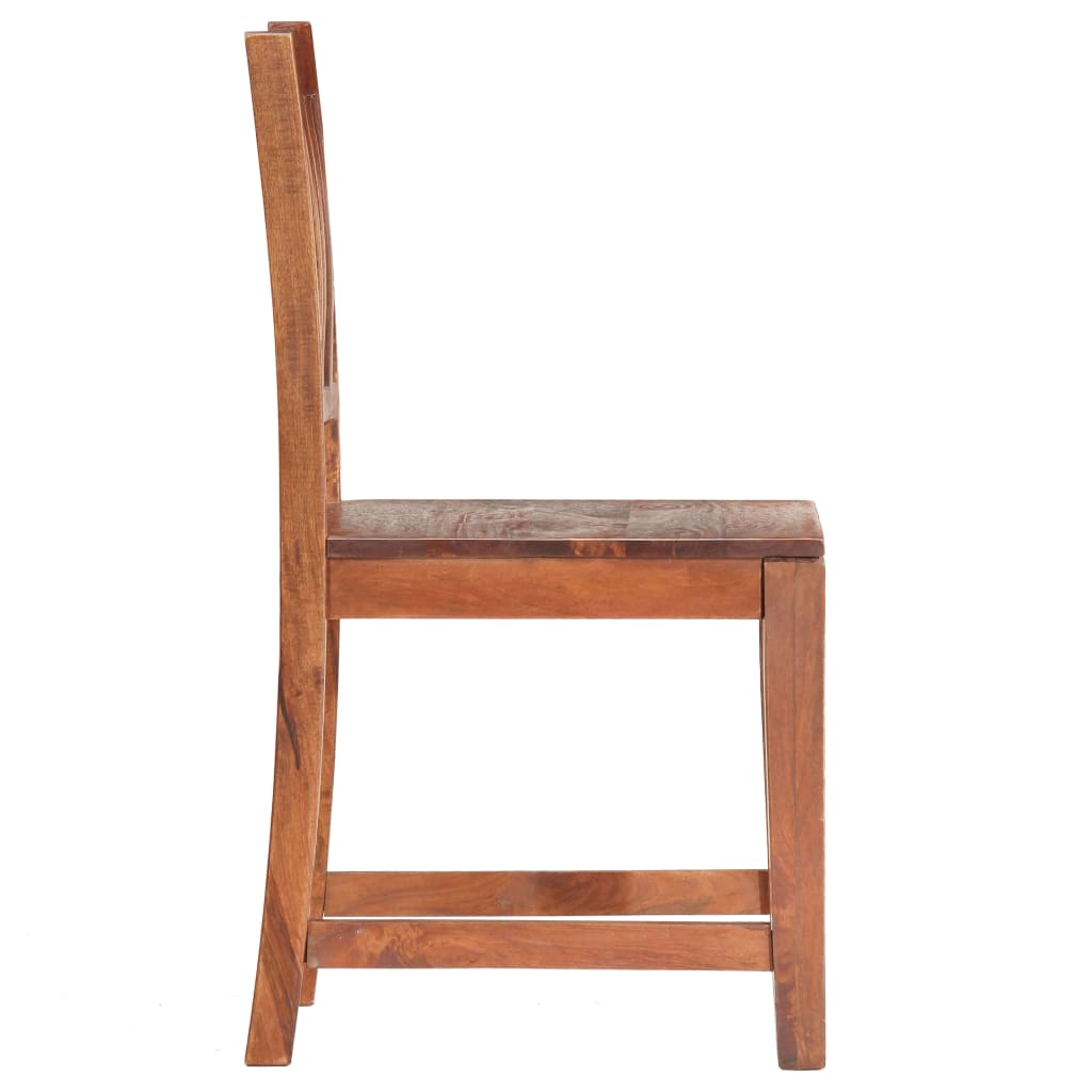 Dining Chairs 4 Pcs Solid Mango Wood