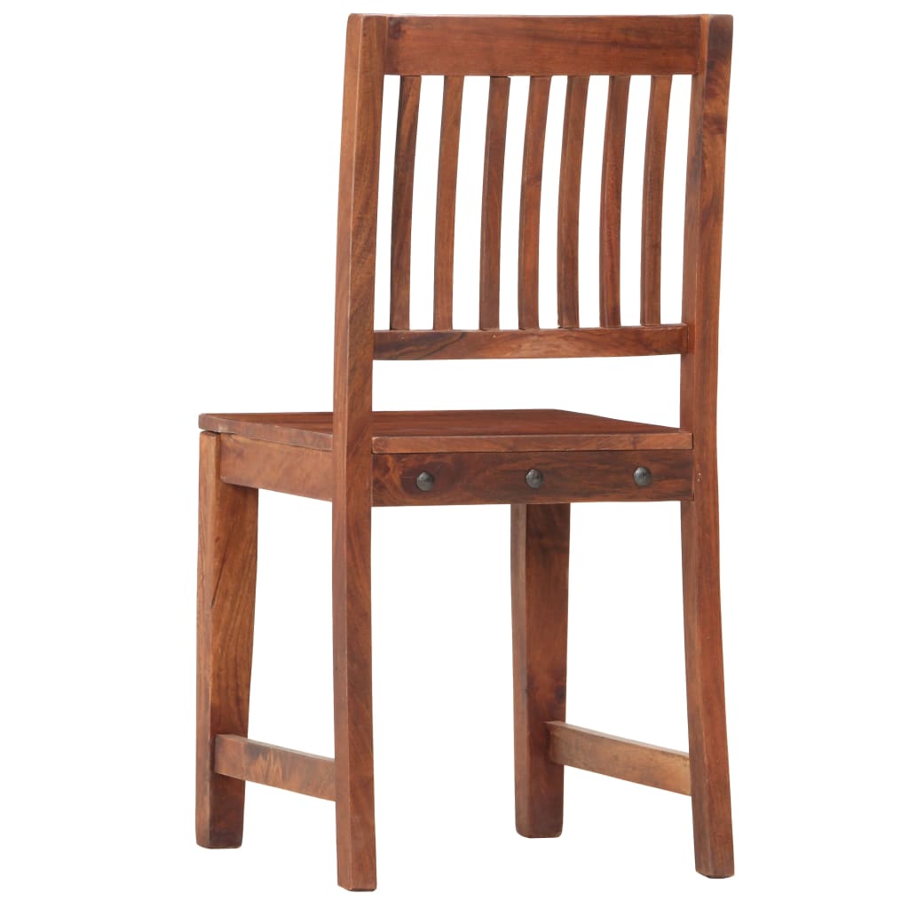 Dining Chairs 4 Pcs Solid Mango Wood