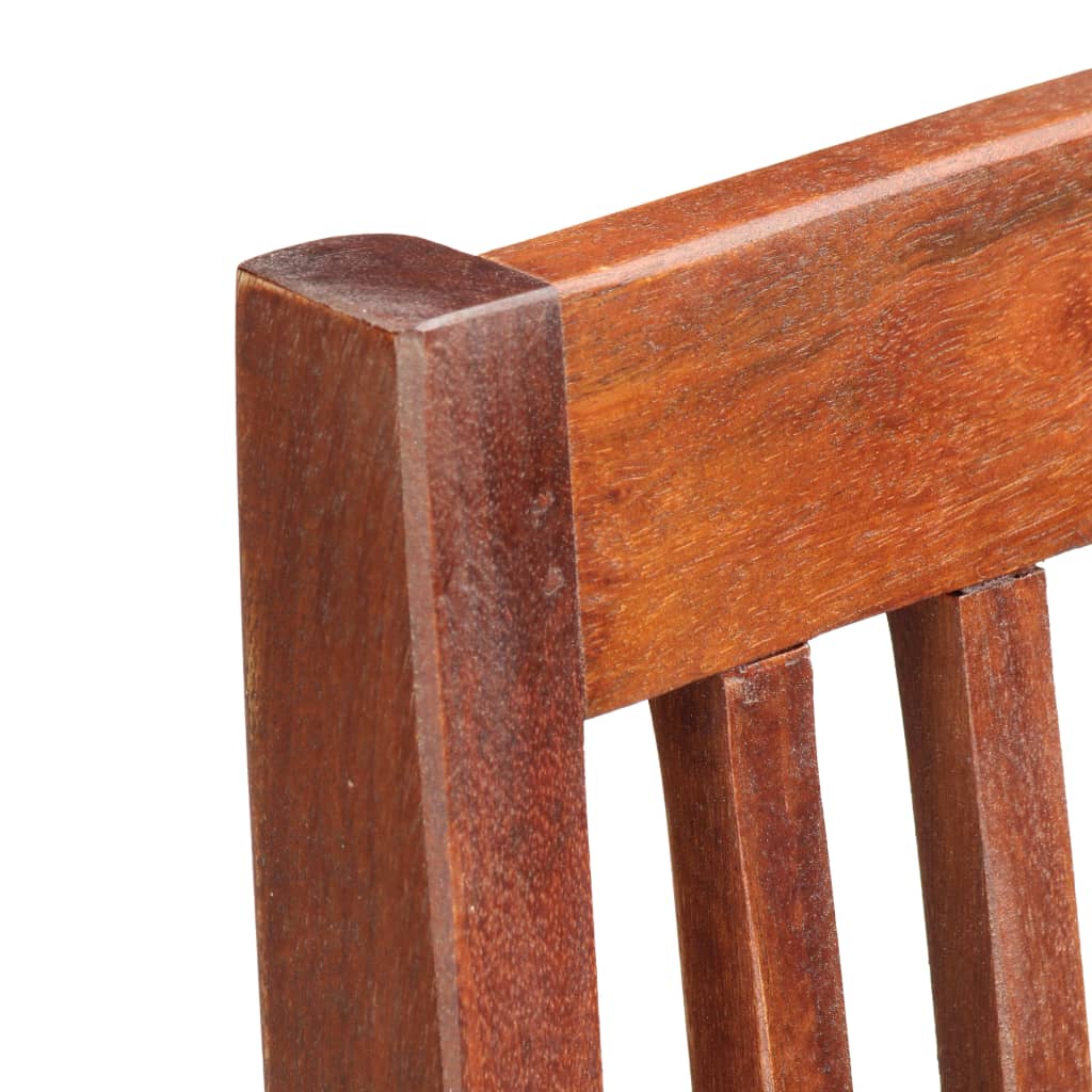 Dining Chairs 4 Pcs Solid Mango Wood
