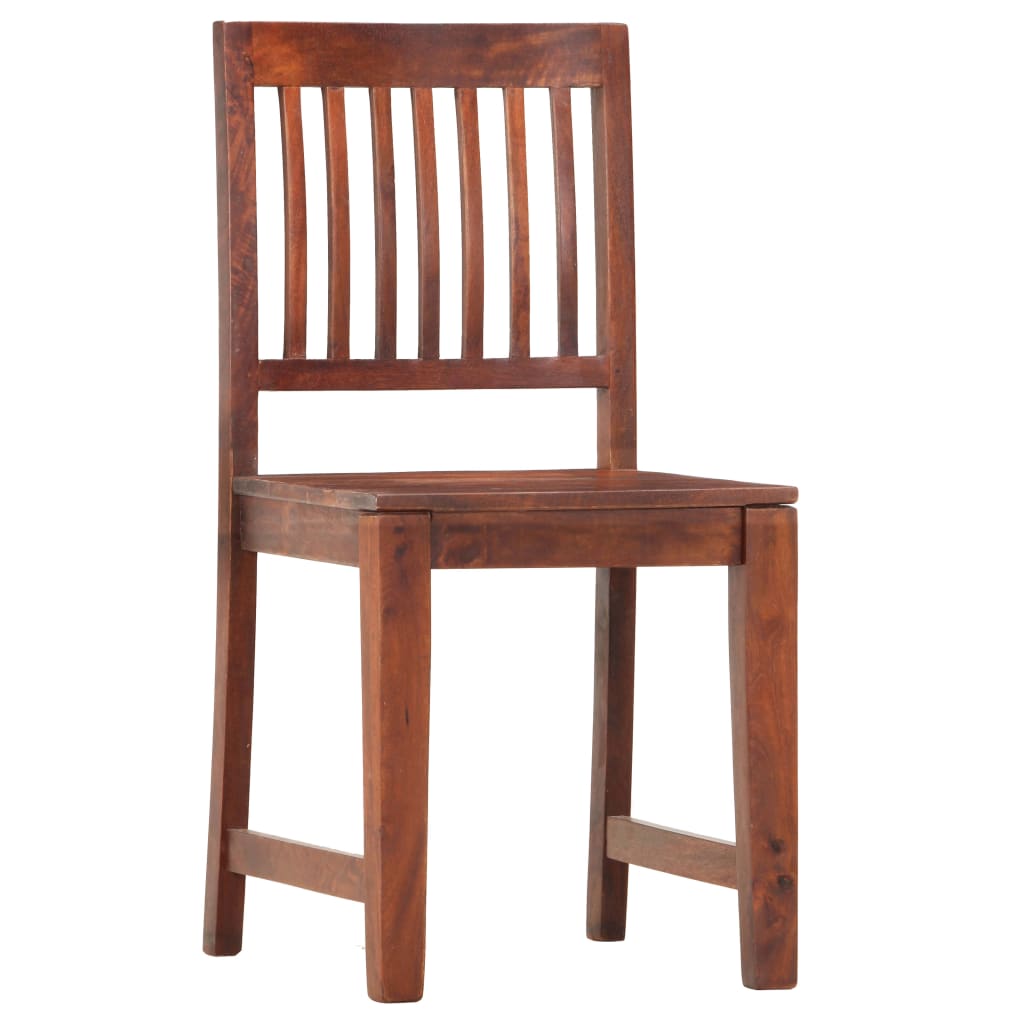 Dining Chairs 4 Pcs Solid Mango Wood