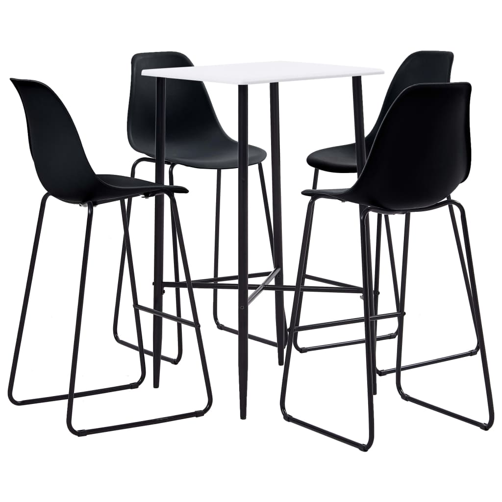 5 Piece Bar Set Plastic