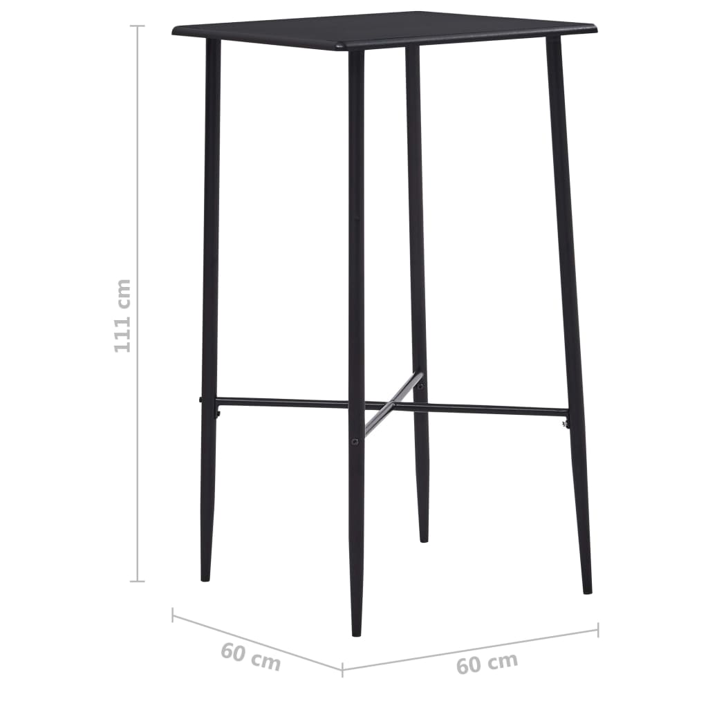 5 Piece Bar Set Plastic