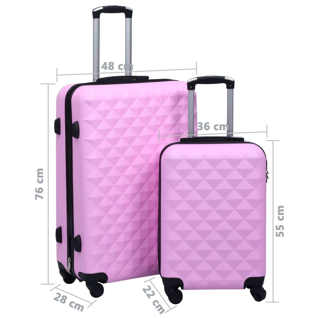 Hardcase Trolley Set 2 Pcs Abs