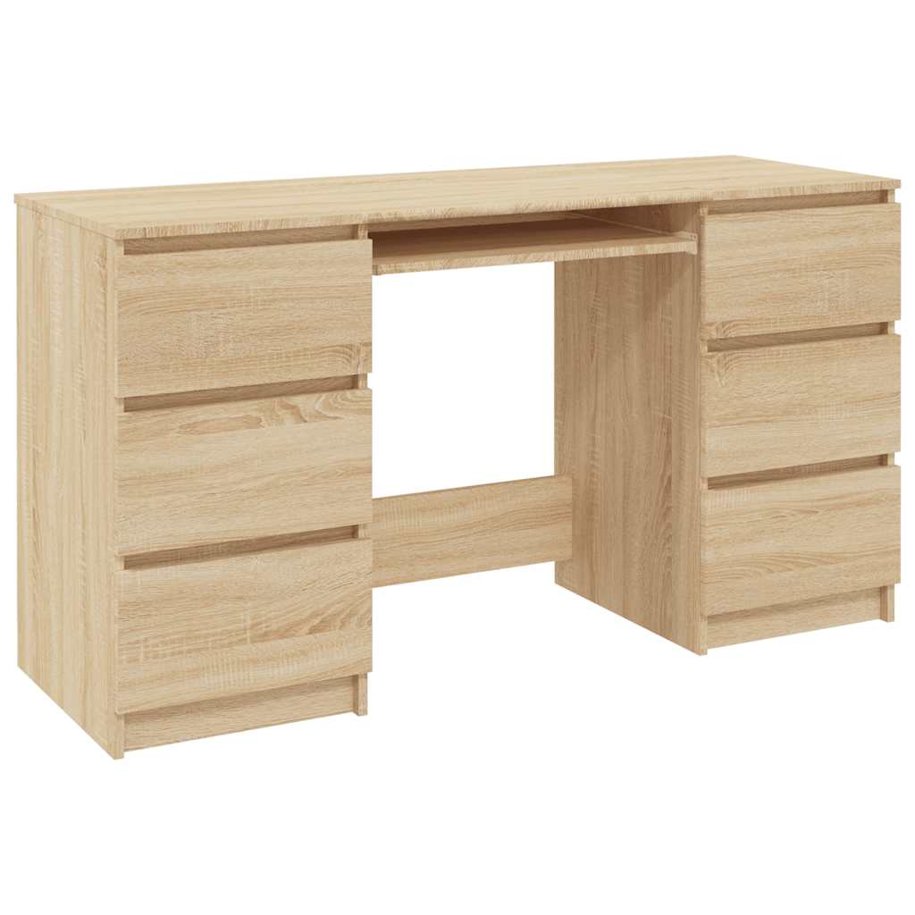 Writing Desk 140X50X77 Cm Engineered Wood