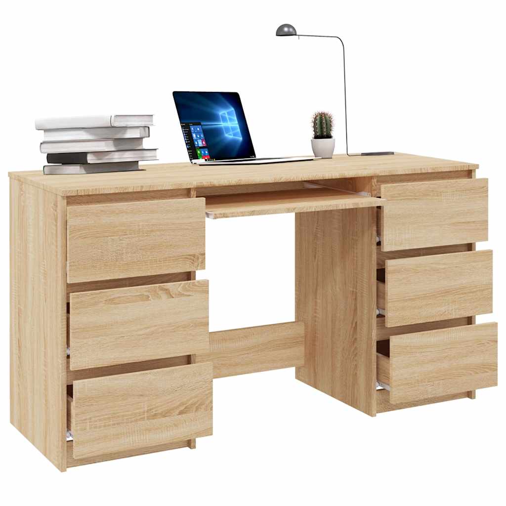Writing Desk 140X50X77 Cm Engineered Wood