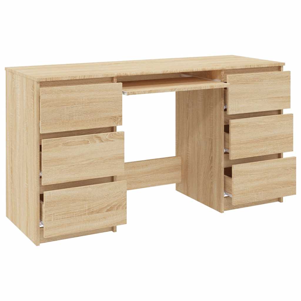 Writing Desk 140X50X77 Cm Engineered Wood