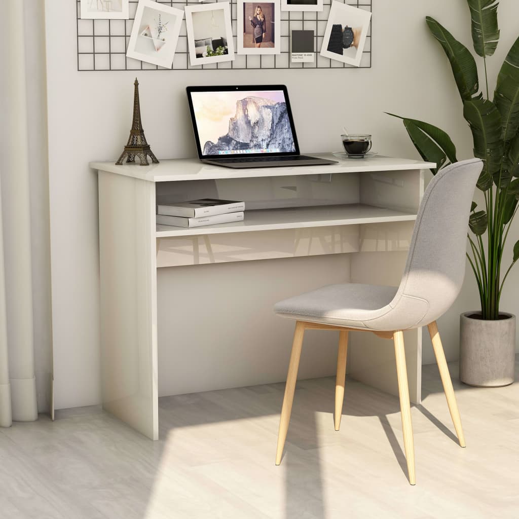 Desk 90X50X74 Cm Engineered Wood