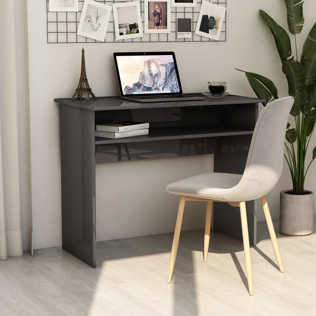 Desk 90X50X74 Cm Engineered Wood