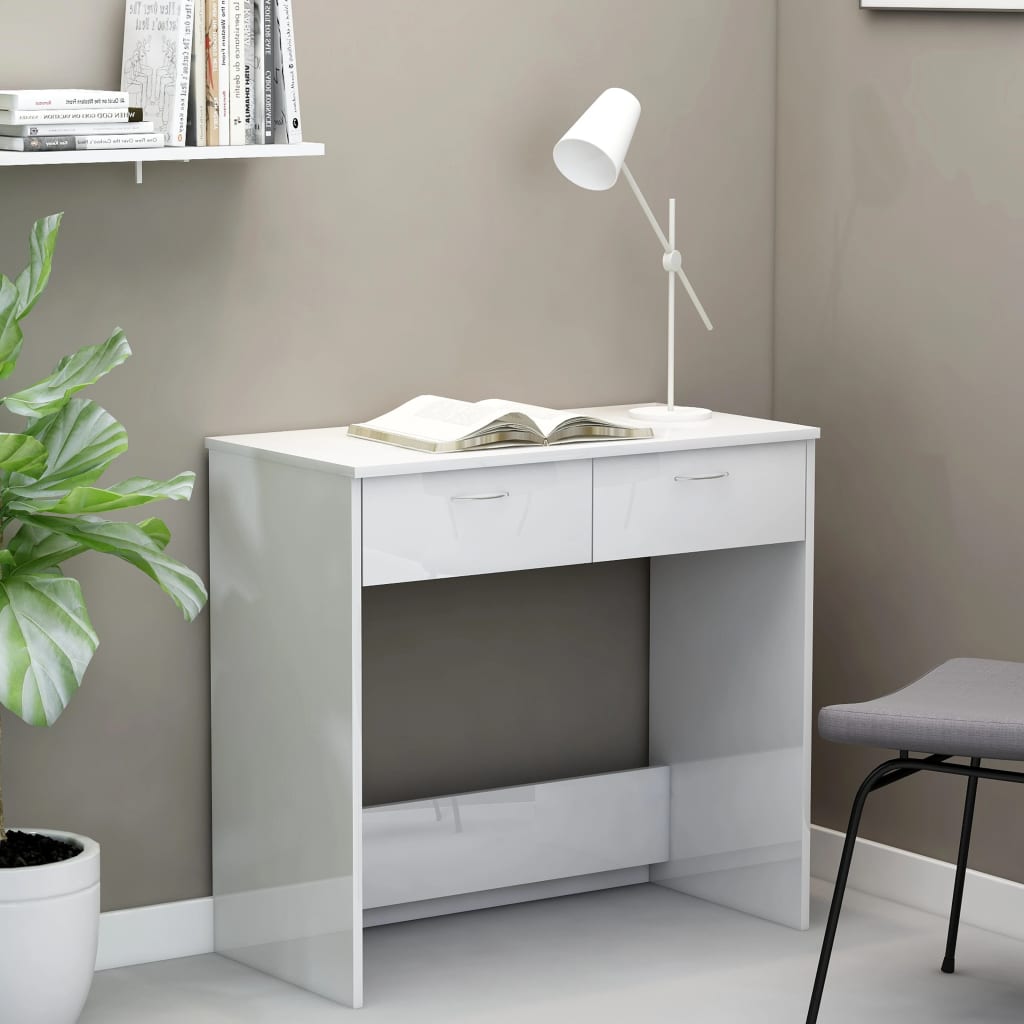 Desk 80X40X75 Cm Engineered Wood