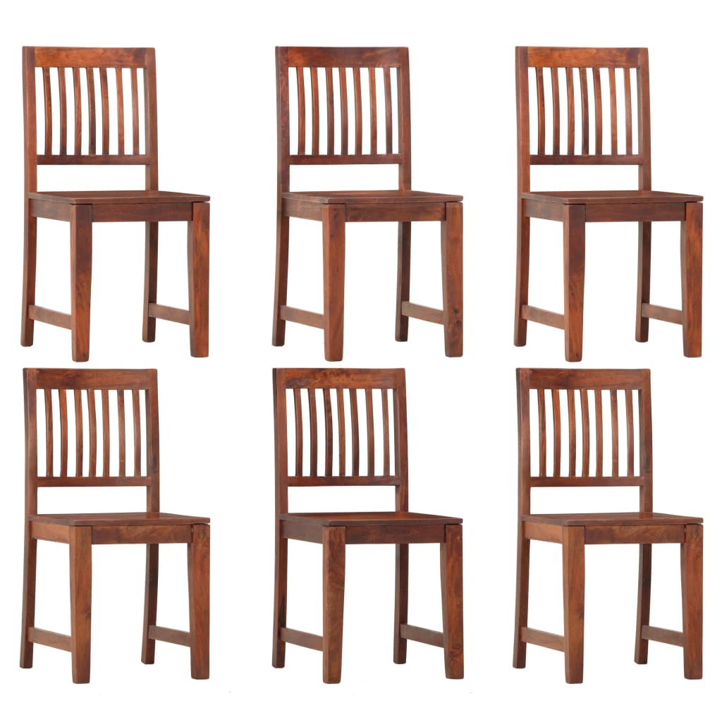 Dining Chairs 4 Pcs Solid Mango Wood