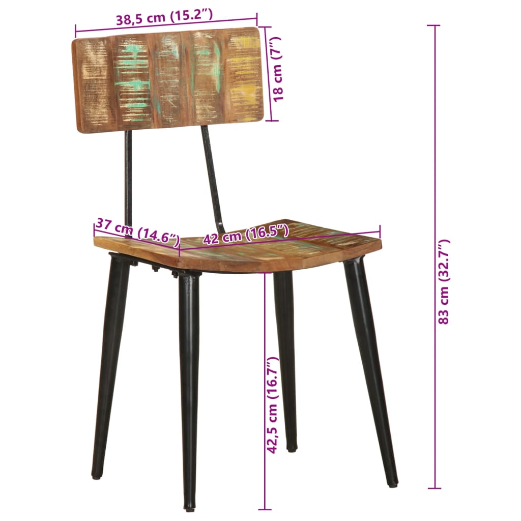 Dining Chairs 2 Pcs