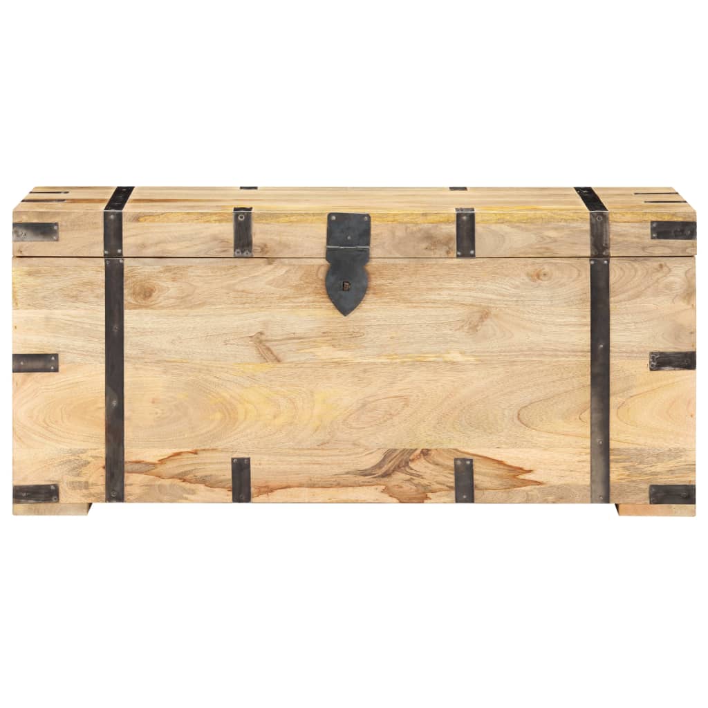 Chest 90X40X40 Cm Solid Mango Wood