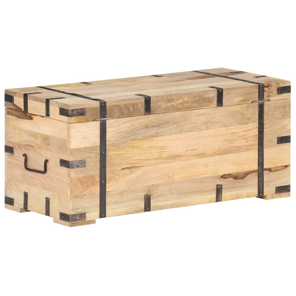 Chest 90X40X40 Cm Solid Mango Wood