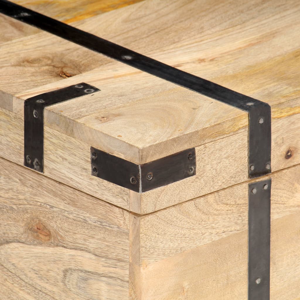 Chest 90X40X40 Cm Solid Mango Wood
