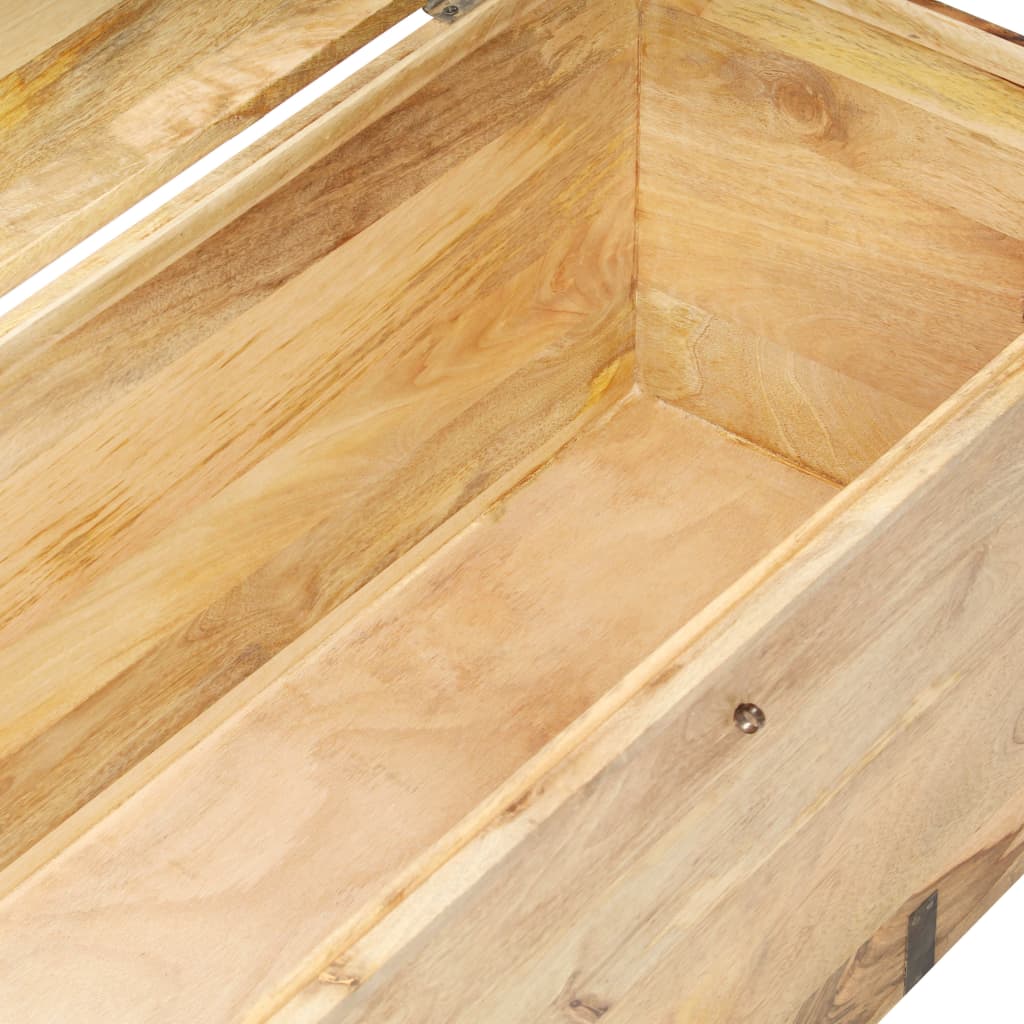 Chest 90X40X40 Cm Solid Mango Wood