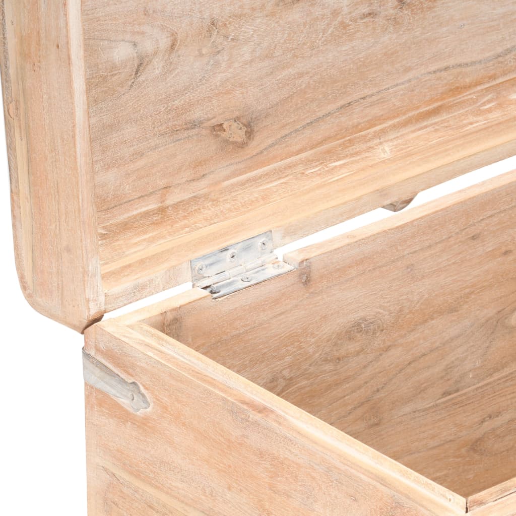 Storage Chest 90X40X40 Cm Solid Acacia Wood