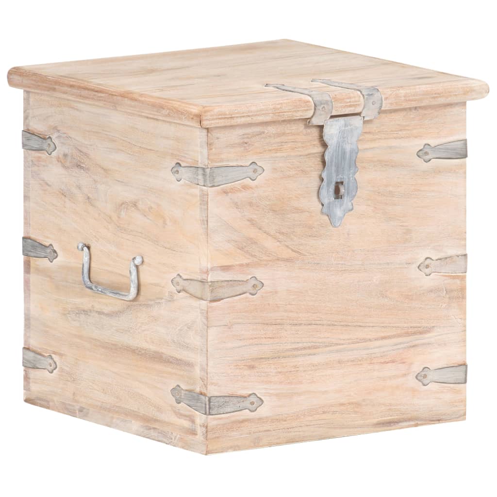Chest 40X40X40 Cm Solid Acacia Wood