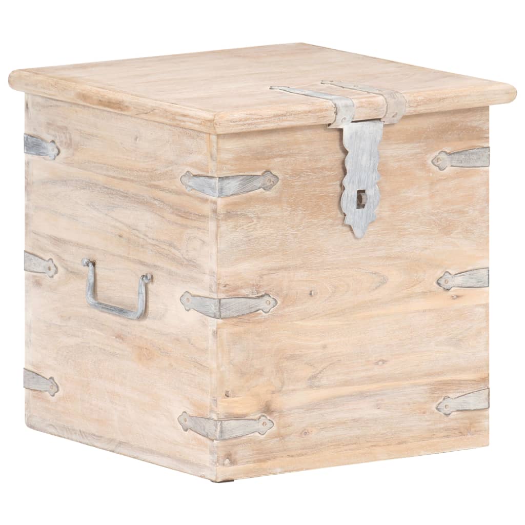 Chest 40X40X40 Cm Solid Acacia Wood