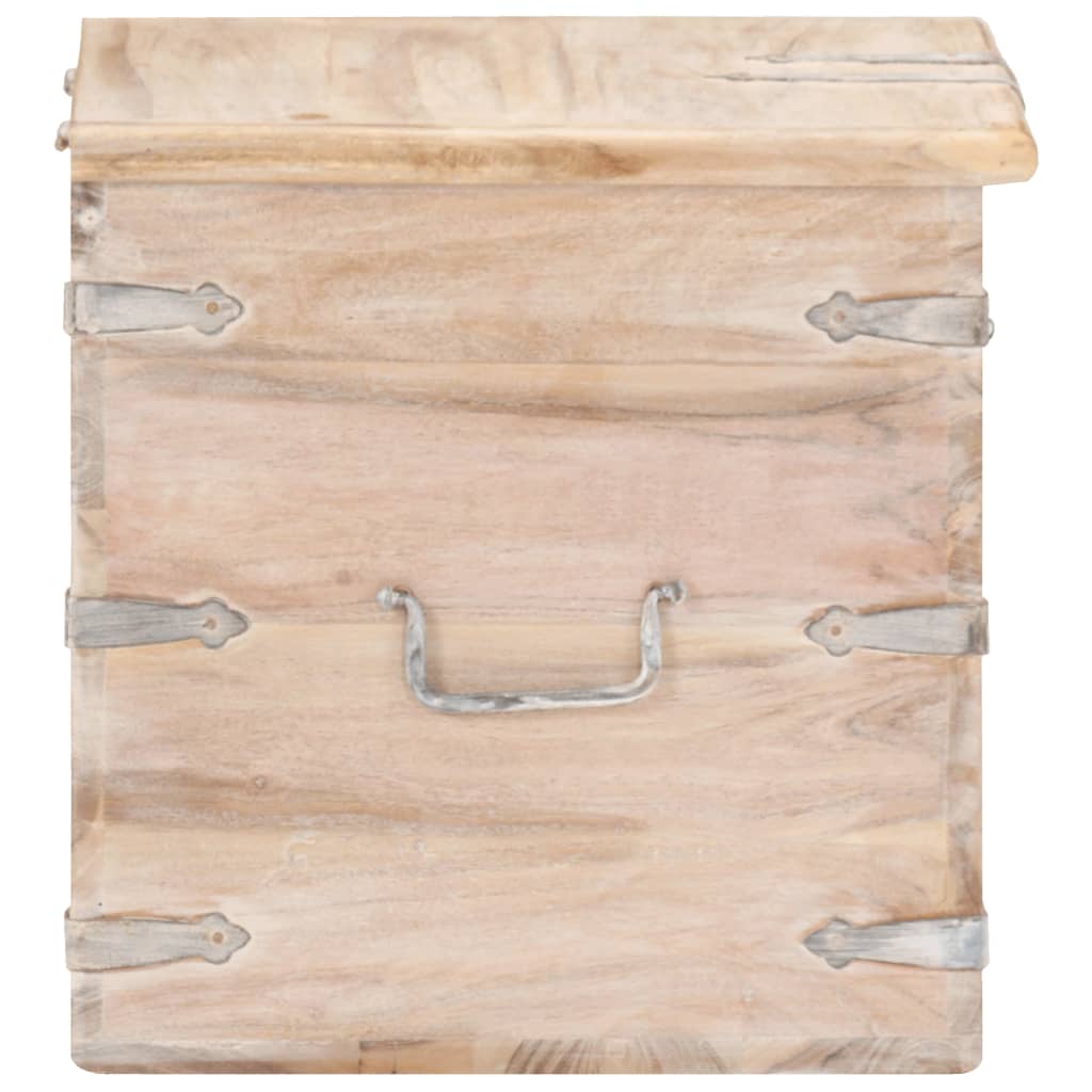 Chest 40X40X40 Cm Solid Acacia Wood