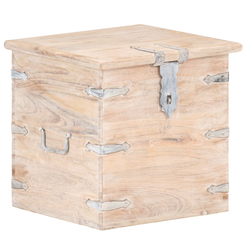Chest 40X40X40 Cm Solid Acacia Wood