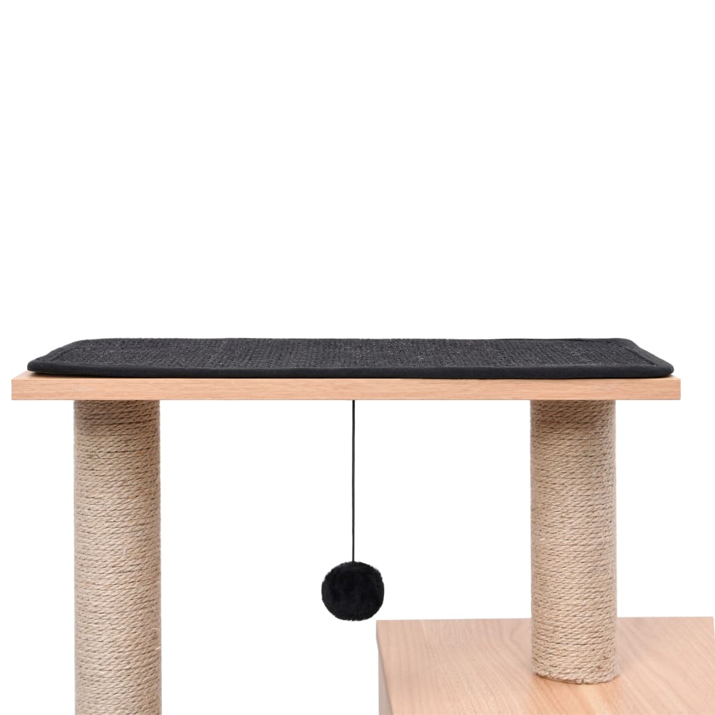 Cat Tree With Sisal Scratching Mat 82 Cm