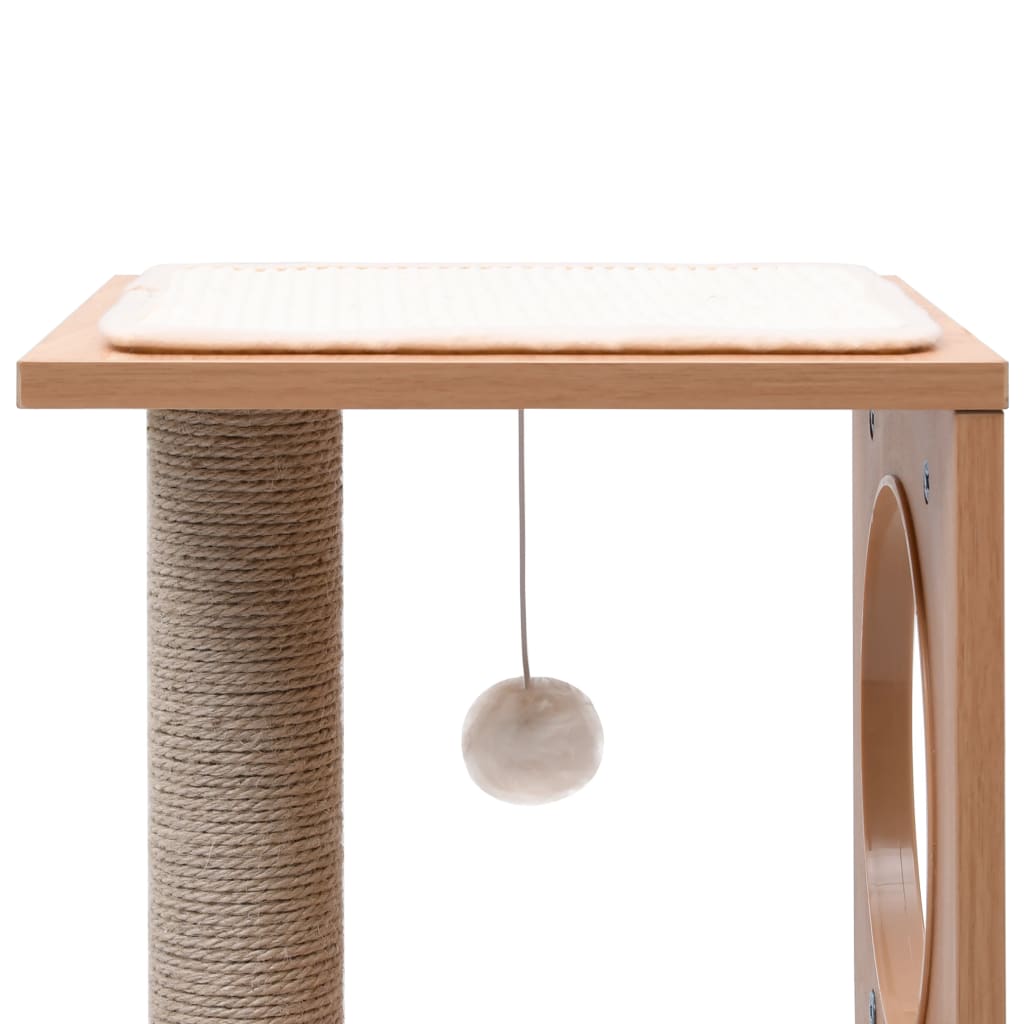 Cat Tree With Sisal Scratching Mat 60 Cm