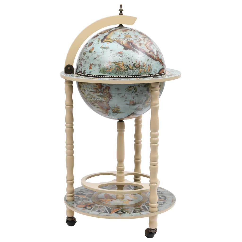 Globe Bar Wine Stand Eucalyptus Wood