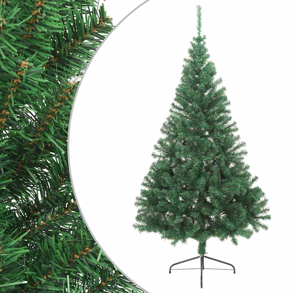 Artificial Half Christmas Tree With Stand 240 Cm Pvc