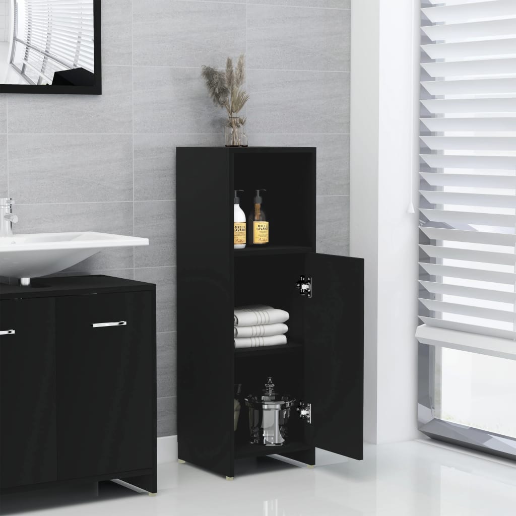 Bathroom Cabinet 30X30X95 Cm Engineered Wood