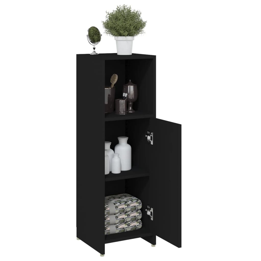 Bathroom Cabinet 30X30X95 Cm Engineered Wood