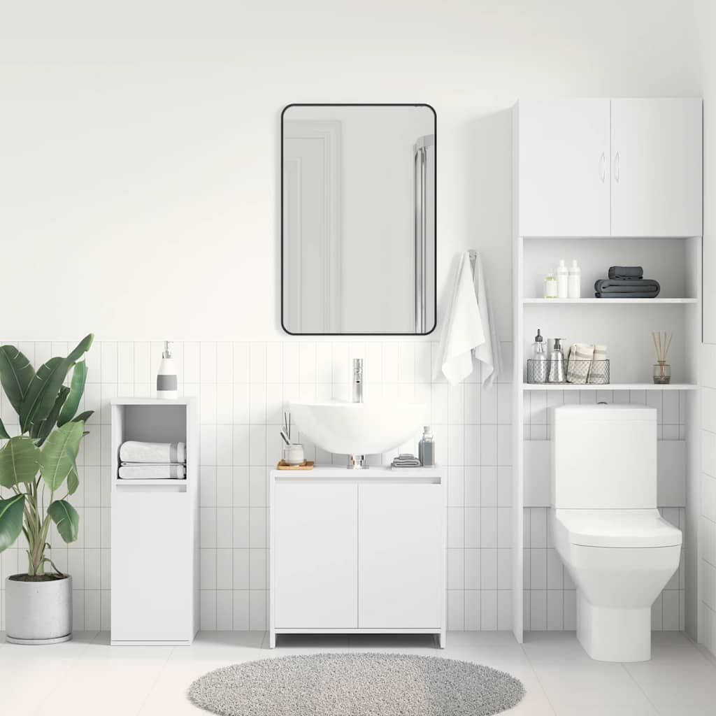Bathroom Cabinet 60X33X61 Cm Engineered Wood