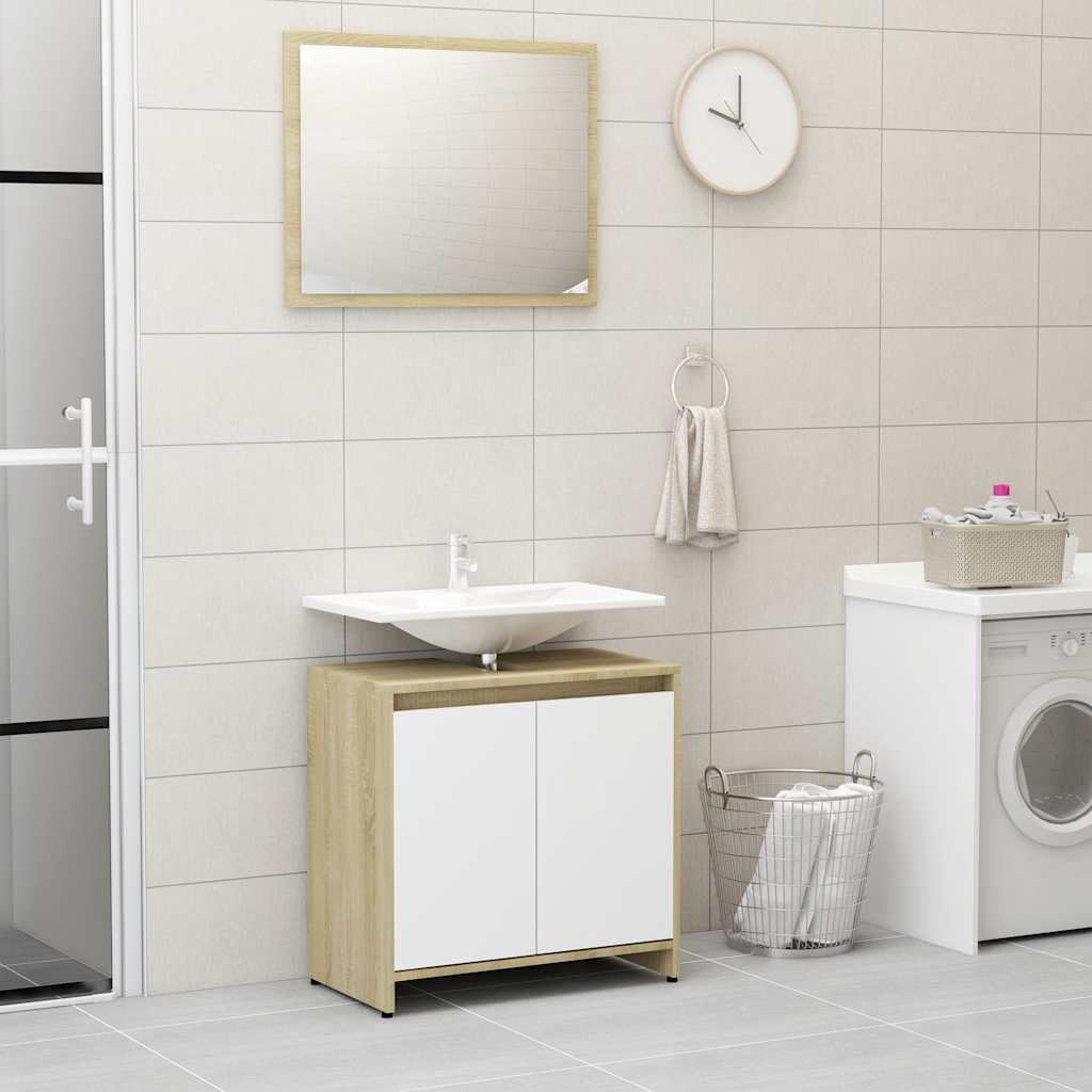 Bathroom Furniture Set Engineered Wood