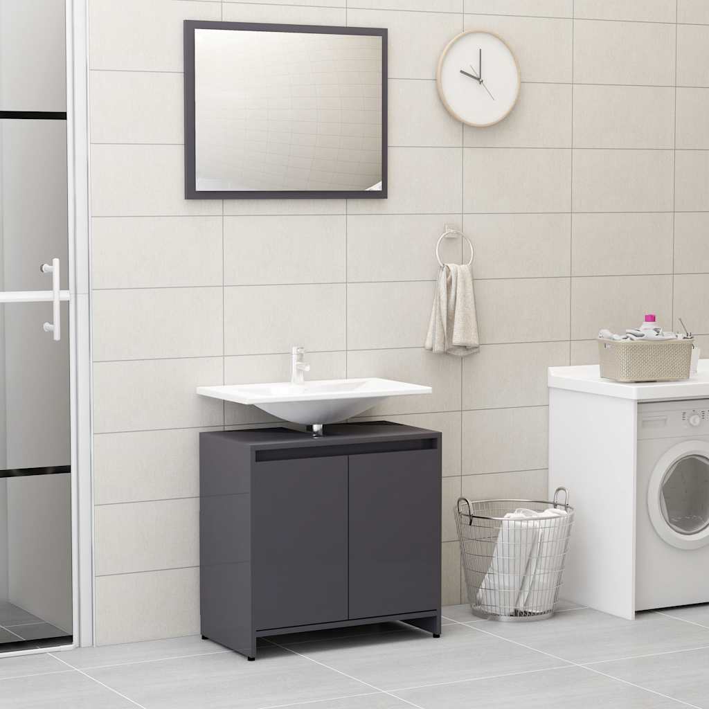 Bathroom Furniture Set Engineered Wood