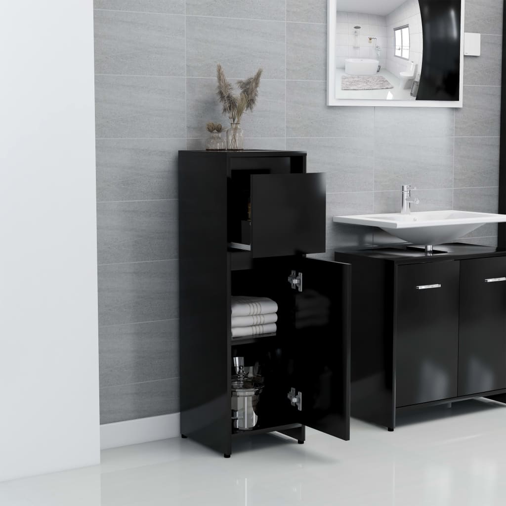 Bathroom Cabinet 30X30X95 Cm Engineered Wood