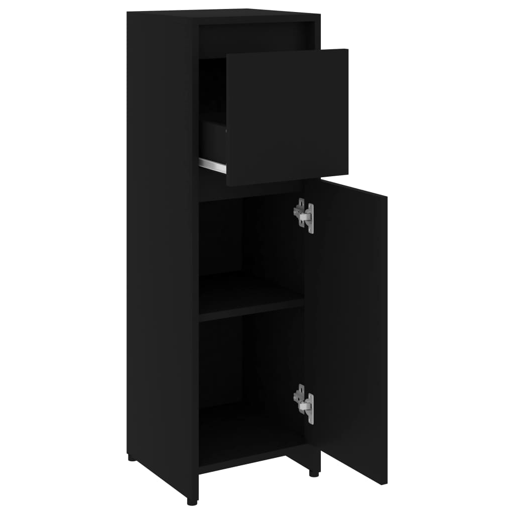 Bathroom Cabinet 30X30X95 Cm Engineered Wood