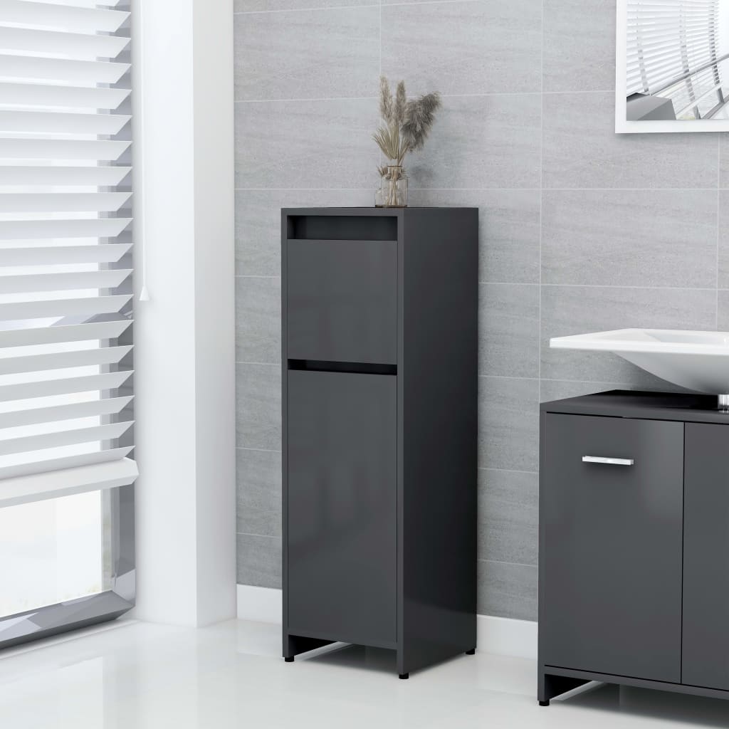 Bathroom Cabinet 30X30X95 Cm Engineered Wood
