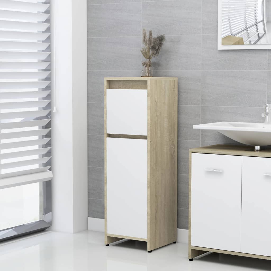 Bathroom Cabinet 30X30X95 Cm Engineered Wood