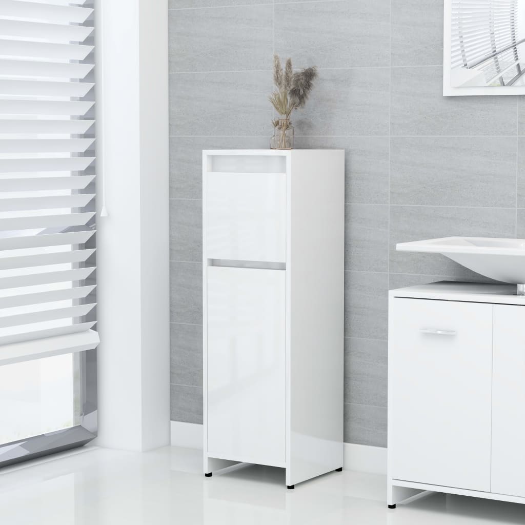 Bathroom Cabinet 30X30X95 Cm Engineered Wood