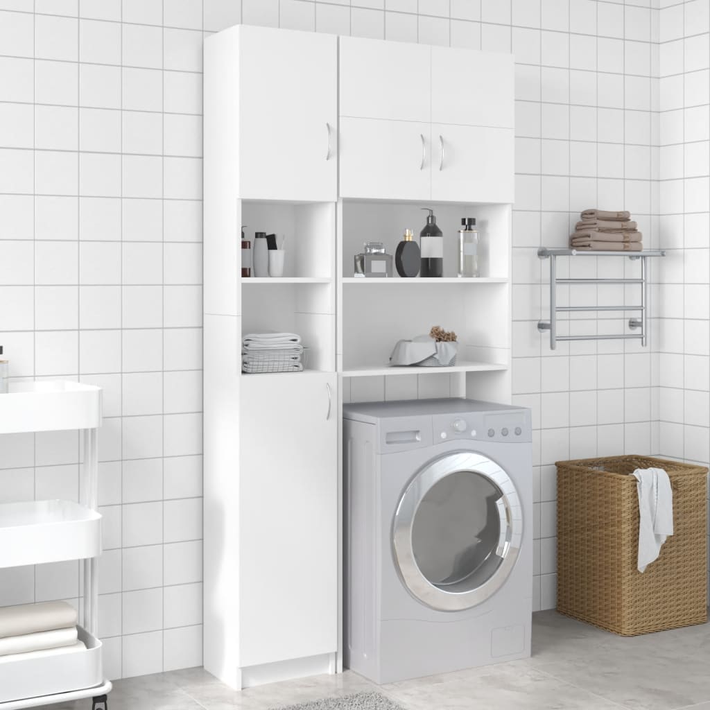 Bathroom Cabinet 32X25.5X190 Cm Engineered Wood