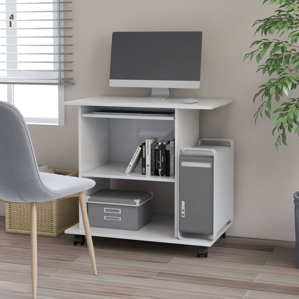 Computer Desk 80X50X75 Cm Engineered Wood