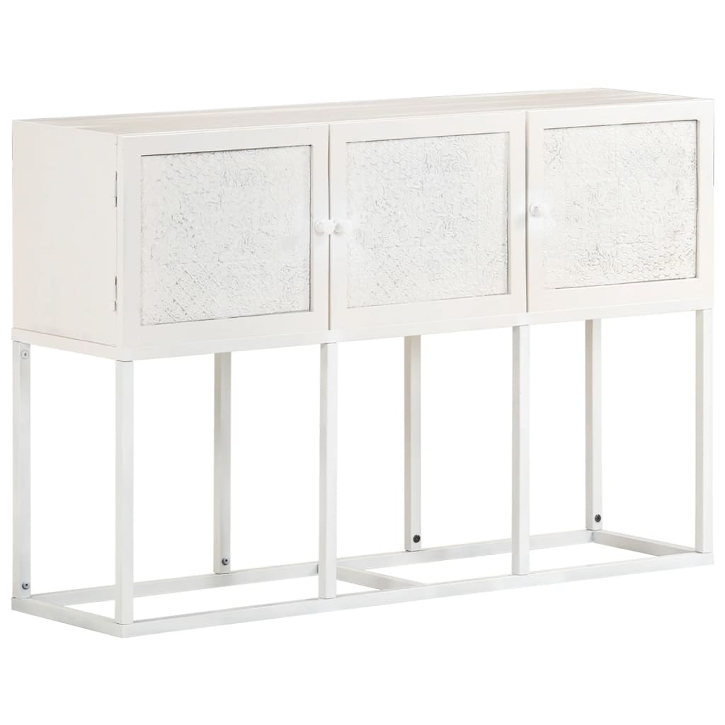 Sideboard 115X30X76 Cm Solid Mango Wood