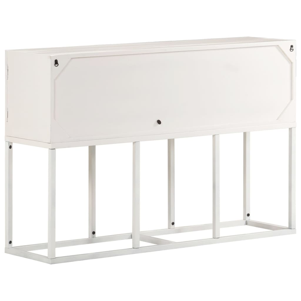 Sideboard 115X30X76 Cm Solid Mango Wood