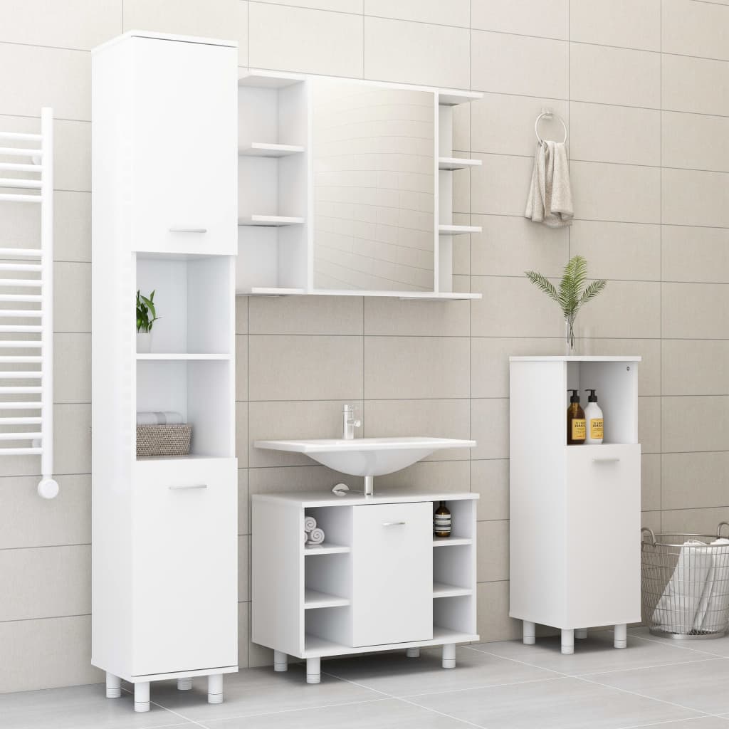 Bathroom Cabinet 30X30X95 Cm Engineered Wood