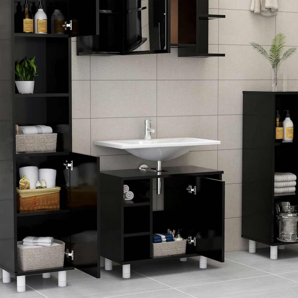 Bathroom Cabinet 60X32X53.5 Cm Engineered Wood