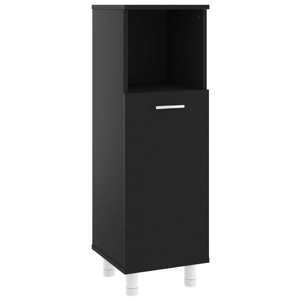 4 Piece Bathroom Furniture Set Engineered Wood