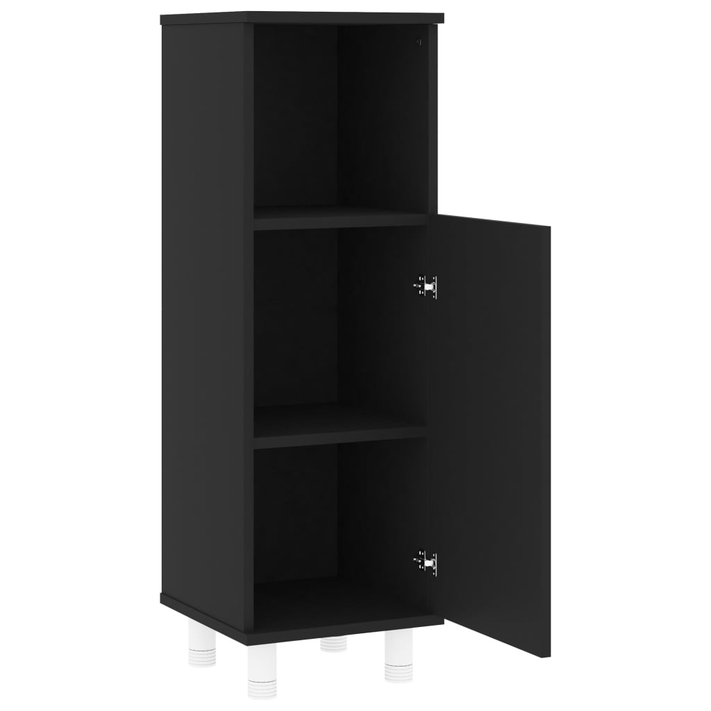 4 Piece Bathroom Furniture Set Engineered Wood