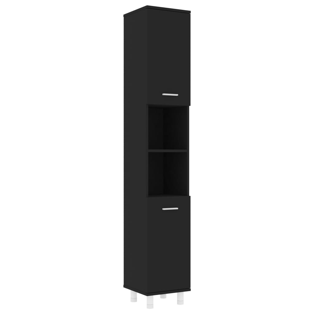 4 Piece Bathroom Furniture Set Engineered Wood