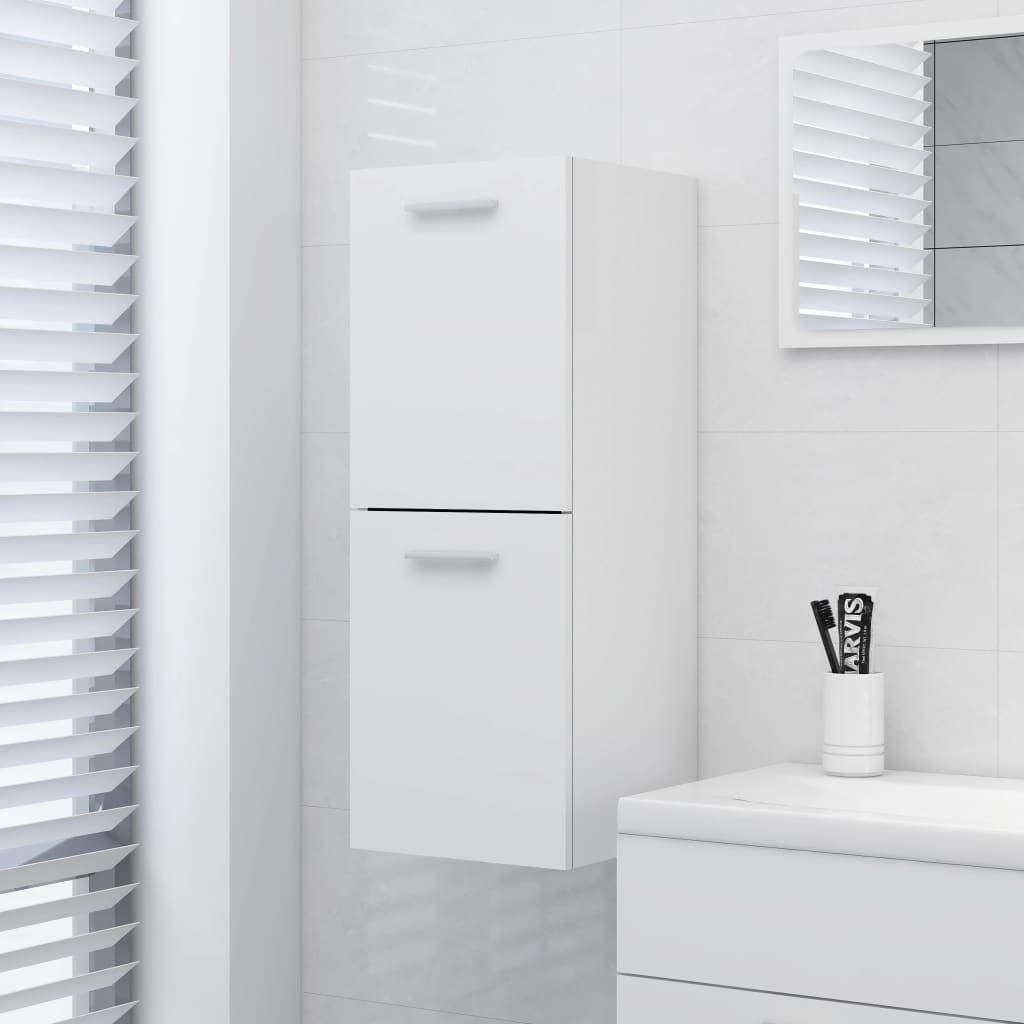 Bathroom Hanging Cabinet 30X30X80 Cm Engineered Wood