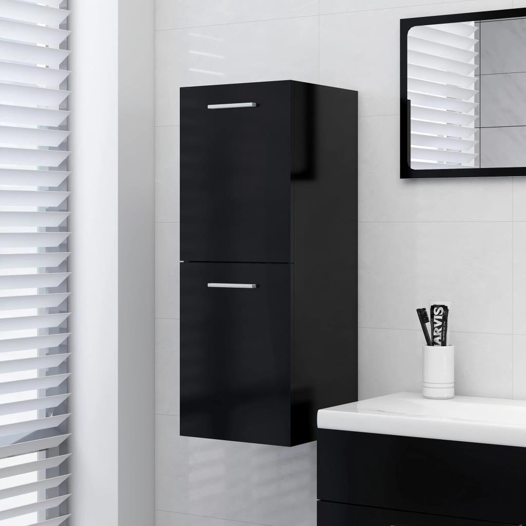 Bathroom Hanging Cabinet 30X30X80 Cm Engineered Wood