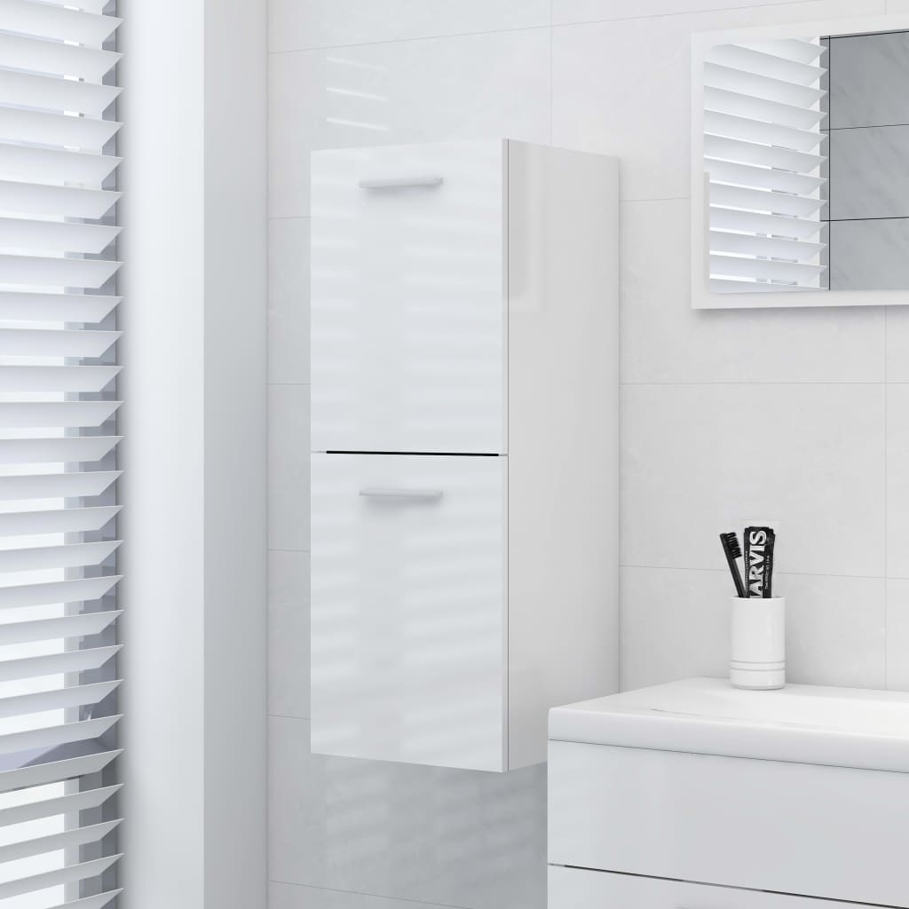 Bathroom Hanging Cabinet 30X30X80 Cm Engineered Wood